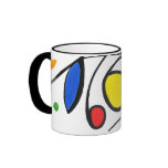 Primary Colours Abstract Mug