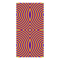 Primary Colours. Bright and Colourful Spirals. Photo Greeting Card