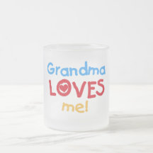 Primary Colours  Grandma Loves Me T-shirts Mug