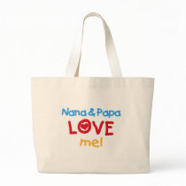 Primary Colours Nana and Papa Love Me bags