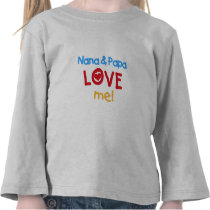 Primary Colours Nana and Papa Love Me t-shirts