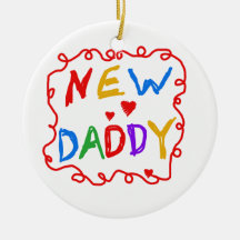 Primary Colours New Daddy Gifts Ornament