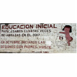 Primary education poster (mural) Batopilas, Mexico photo sculptures