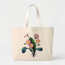 Primevere or Primroses by Pierre Joseph Redoute Bags