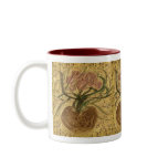 Primitive Art Flower Pot Mug