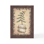 Primitive Christmas Tree cards