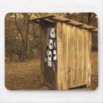 Primitive Outhouse Mouse Pads