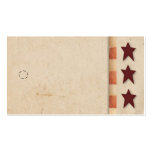 Primitive Star Hang Tag Business Card Template