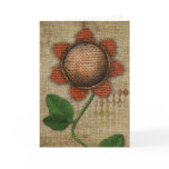 Primitive Thank You Greeting Card