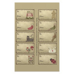 Primitive Things Gift Tags on a Sheet - D5 flyers