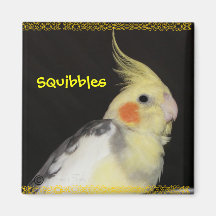 Primrose Cockatiel Magnets