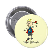 Prince Charming Tshirts and Gifts Buttons