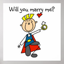 Prince Charming Will You Marry Me Print