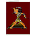 Prince Doing Funky Egyptian Dance Greeting Card
