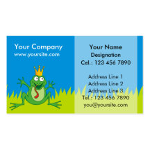 Prince Frog Business Card Template
