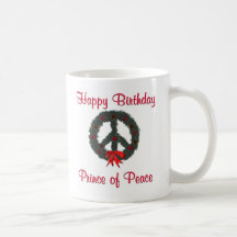 Prince of Peace Wreath Coffee Mug