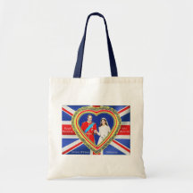 Prince William and Catherine Royal Wedding Tote Bag