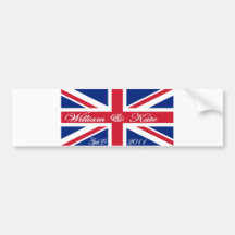 Prince William and Kate Bumper Stickers