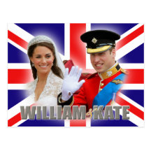 Prince William & Catherine Postcard