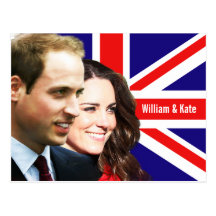 Prince William & Kate Postcard