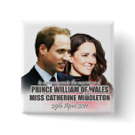 Prince William & Kate Royal Wedding Button
