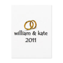 Prince William & Kate's Wedding 2011 Post Cards