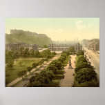 Princes Street I, Edinburgh, Scotland Poster