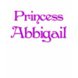 Princess Abbigail t-shirts