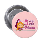 Princess Age 5 Buttons