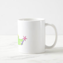 Princess Alligator Cake Coffee Mugs