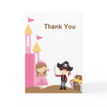 Princess and Pirate Note Card