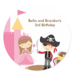 Princess and Pirate Stickers