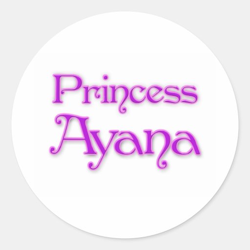 Princess Ayana Stickers