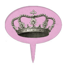 Princess Baby Shower Oval Cake Pick