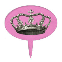 Princess Baby Shower Oval Cake Topper