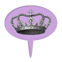 Princess Baby Shower Oval Cake Toppers
