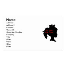Princess Big Sister Best Friend Business Card Template