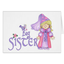 Princess Big Sister Cards