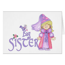 Princess Big Sister Cards
