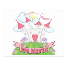 PRINCESS BIG SISTER POST CARDS