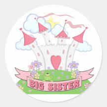PRINCESS BIG SISTER STICKERS