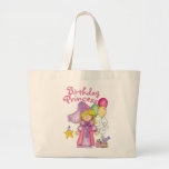 Princess Birthday Girl Canvas Bag