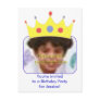 Princess birthday invitation template postcards