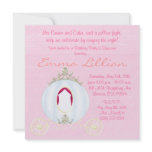 princess birthday party invite pink on pink girl invitations