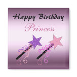 Princess Birthday Wishes magnets