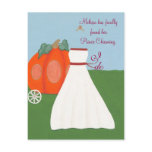 Princess Bridal Shower Invitations Postcards