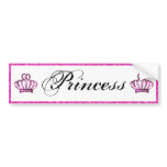 "Princess" bumper sticker