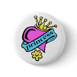 Princess Pinback Button