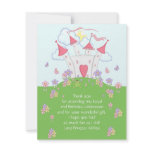 Princess Castle Thank You Flat Card Custom Invites