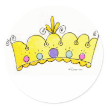 Princess Crown Stickers